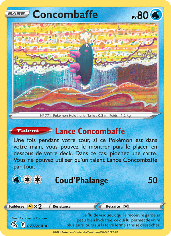 Concombaffe 77 — Fusion Strike (French Pokémon TCG card)