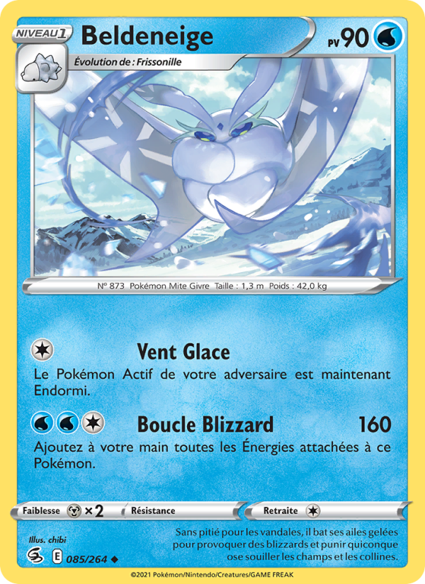 Beldeneige 85 — Fusion Strike (French Pokémon TCG card)