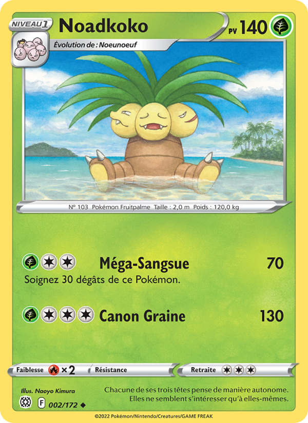 Noadkoko 002 — Brilliant Stars (French Pokémon TCG card)