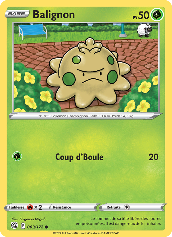 Balignon 003 — Brilliant Stars (French Pokémon TCG card)