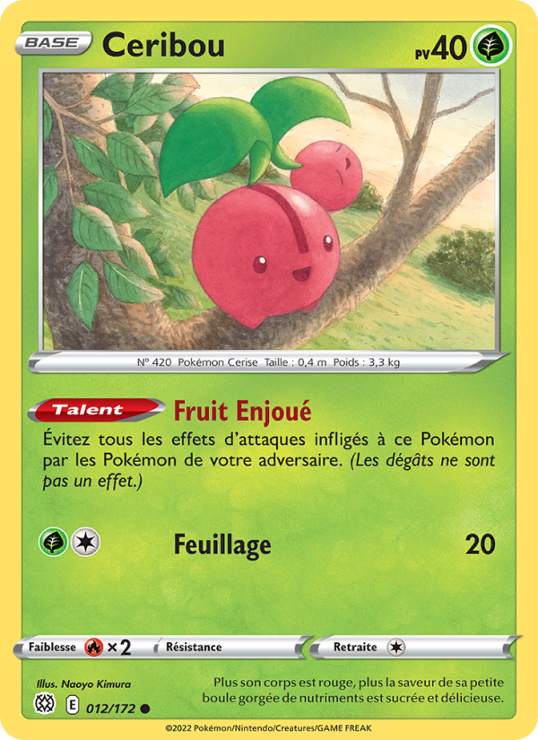 Ceribou 012 — Brilliant Stars (French Pokémon TCG card)
