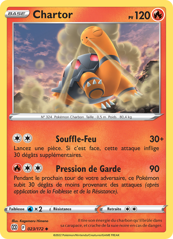 Chartor 023 — Brilliant Stars (French Pokémon TCG card)