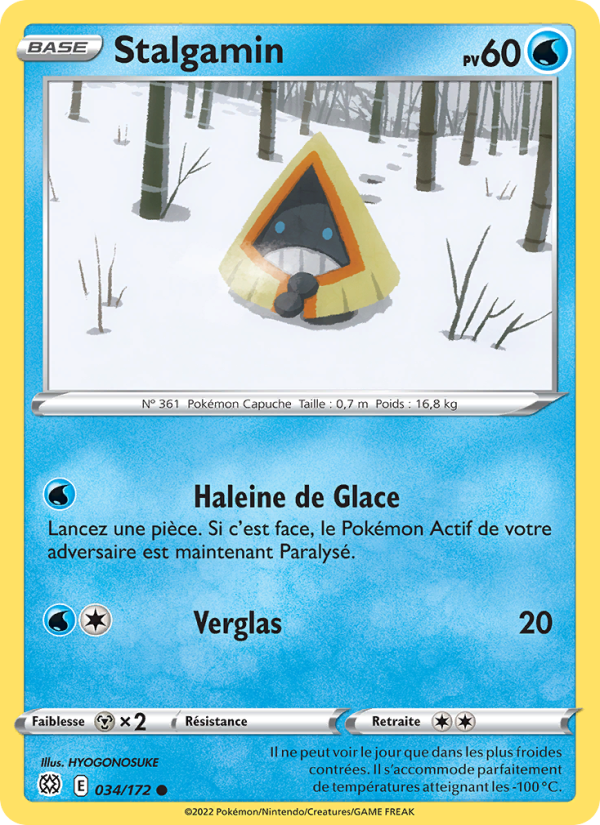 Stalgamin 034 — Brilliant Stars (French Pokémon TCG card)