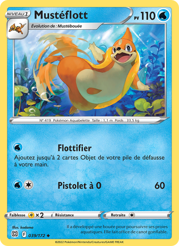 Mustéflott 039 — Brilliant Stars (French Pokémon TCG card)