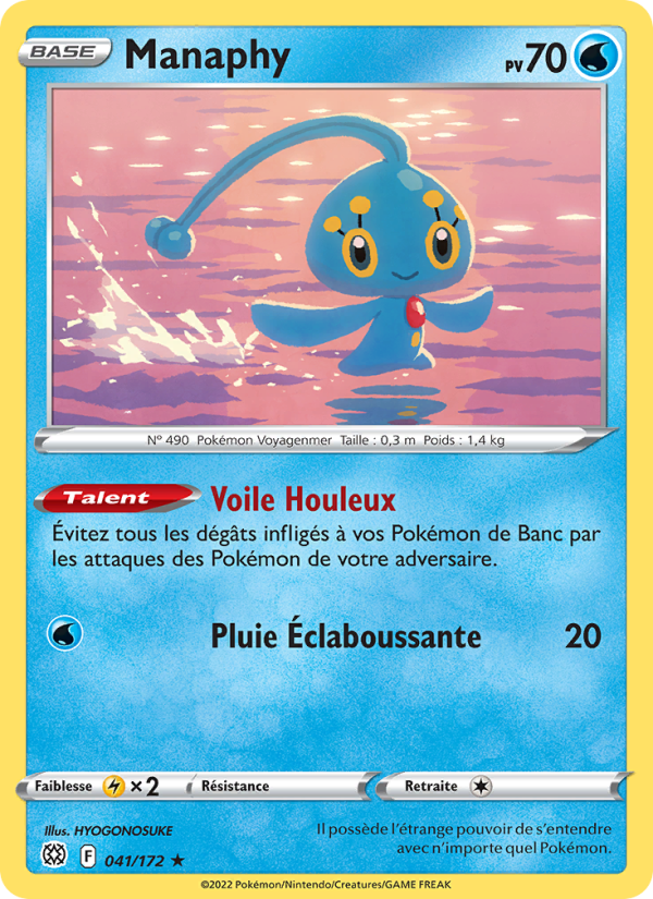 Manaphy 041 — Brilliant Stars (French Pokémon TCG card)