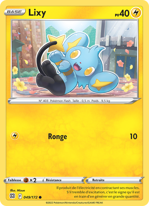 Lixy 049 — Brilliant Stars (French Pokémon TCG card)