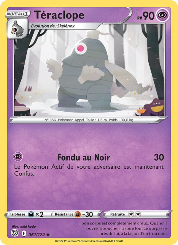 Téraclope 061 — Brilliant Stars (French Pokémon TCG card)