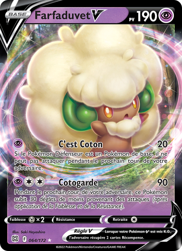 Farfaduvet V 064 — Brilliant Stars (French Pokémon TCG card)