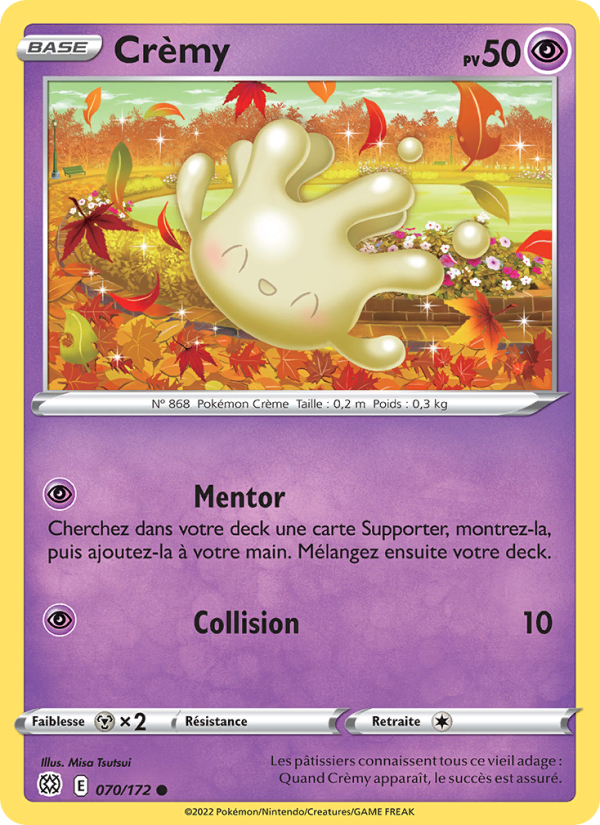 Crèmy 070 — Brilliant Stars (French Pokémon TCG card)