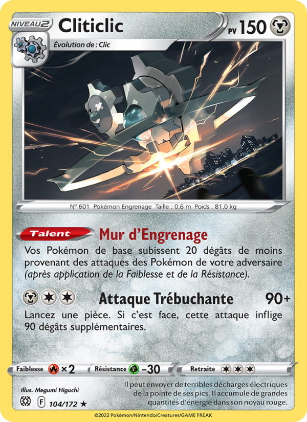 Cliticlic 104 — Brilliant Stars (French Pokémon TCG card)