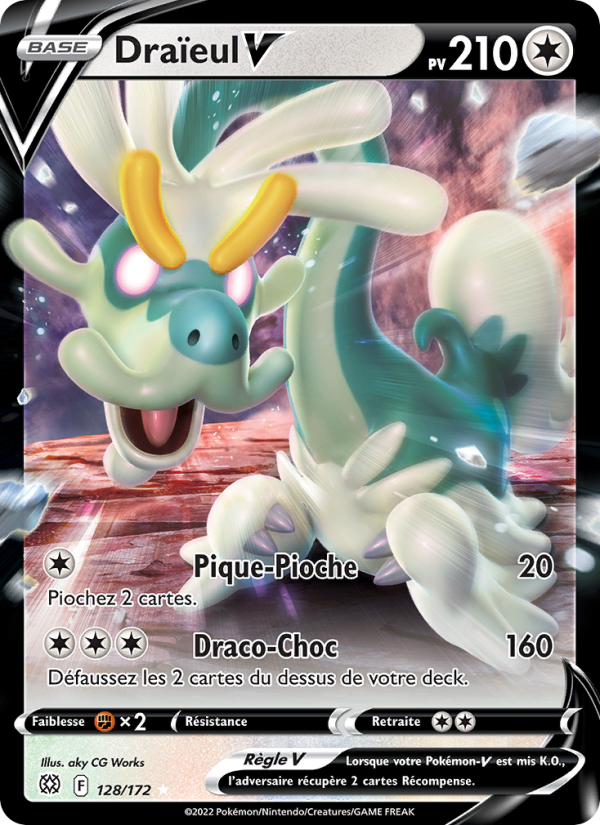 Draïeul V 128 — Brilliant Stars (French Pokémon TCG card)