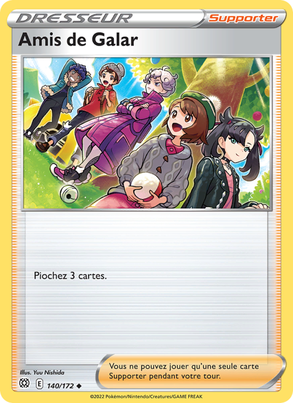 Amis de Galar 140 — Brilliant Stars (French Pokémon TCG card)