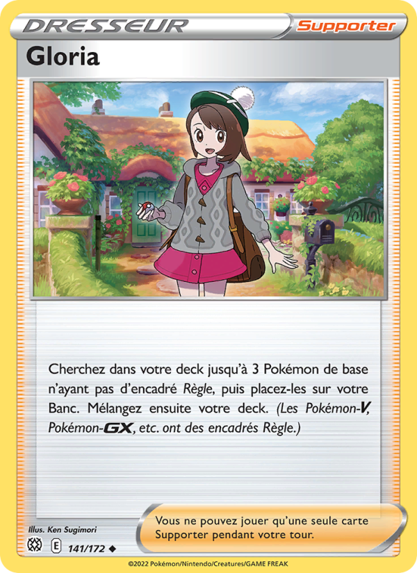 Gloria 141 — Brilliant Stars (French Pokémon TCG card)