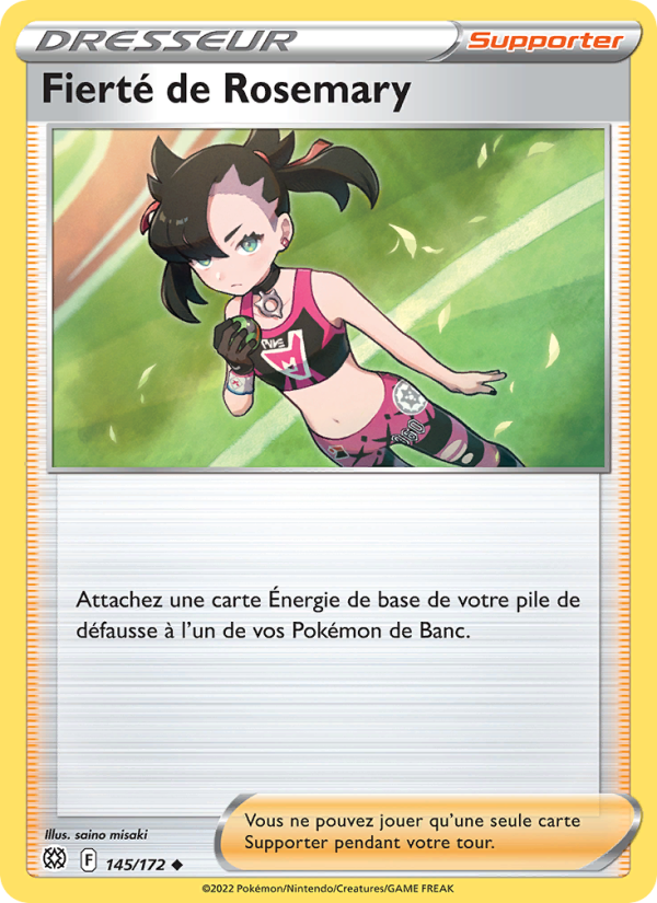 Fierté de Rosemary 145 — Brilliant Stars (French Pokémon TCG card)