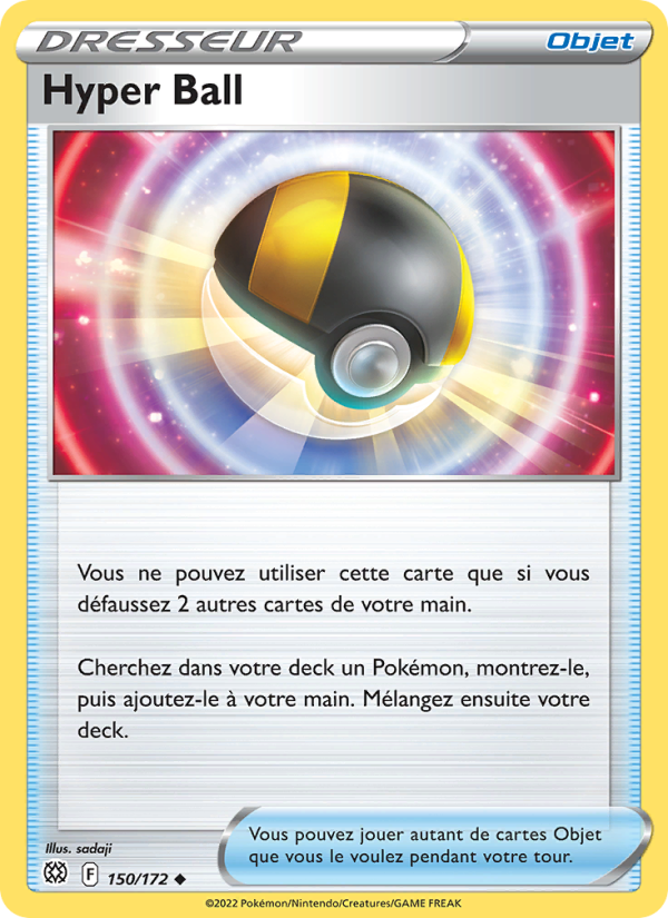 Hyper Ball 150 — Brilliant Stars (French Pokémon TCG card)