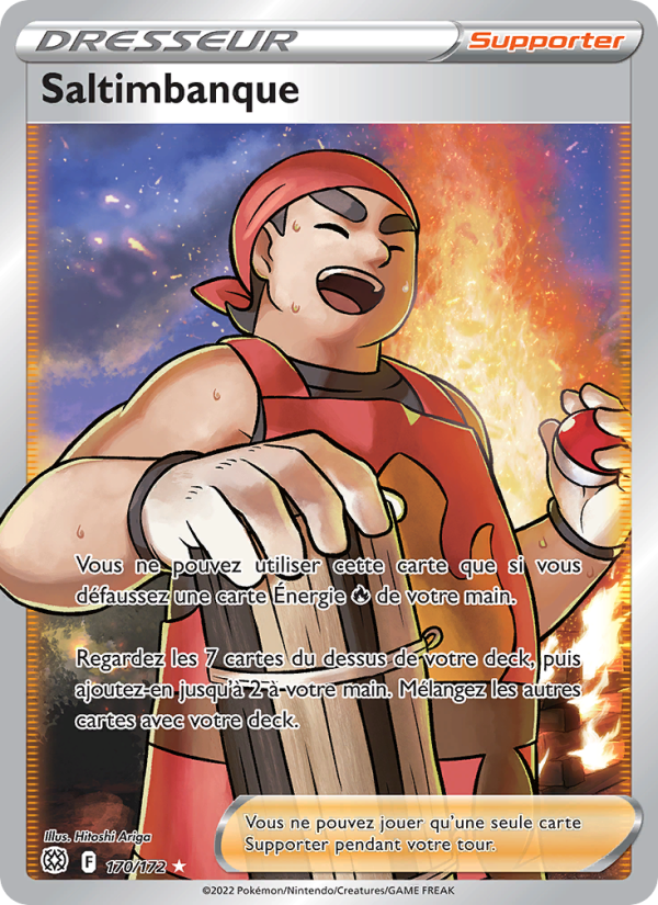 Saltimbanque 170 — Brilliant Stars (French Pokémon TCG card)