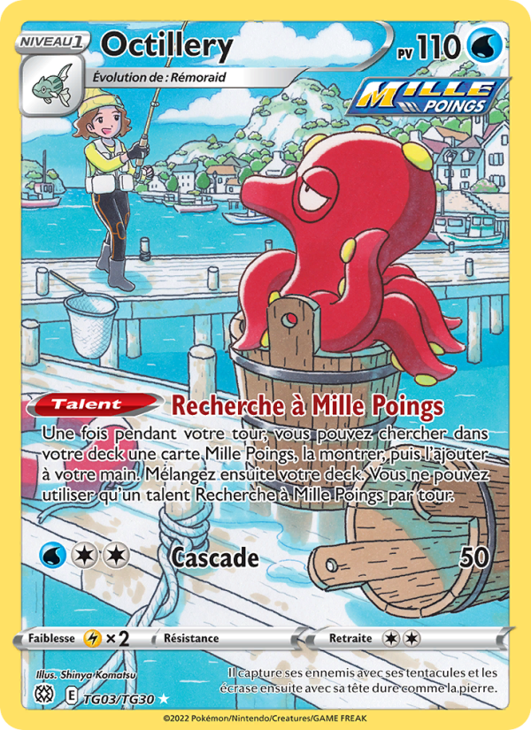 Octillery TG03 — Brilliant Stars (French Pokémon TCG card)
