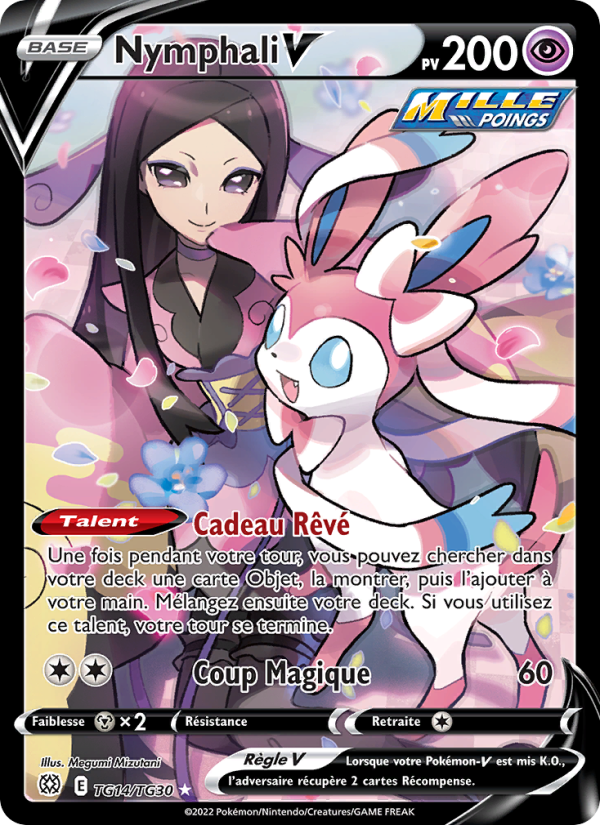 Nymphali V TG14 — Brilliant Stars (French Pokémon TCG card)