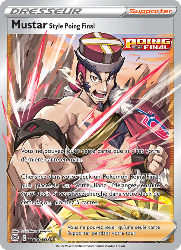 Mustar Style Poing Final TG28 — Brilliant Stars (French Pokémon TCG card)