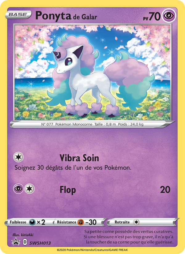 Ponyta de Galar SWSH013 — Sword & Shield Promos (French Pokémon TCG card)