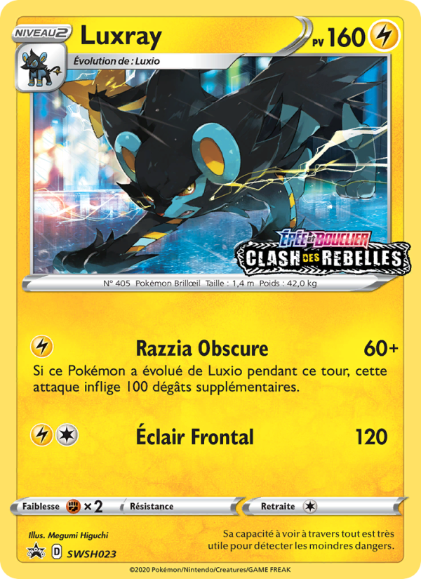 Luxray SWSH023 — Sword & Shield Promos (French Pokémon TCG card)