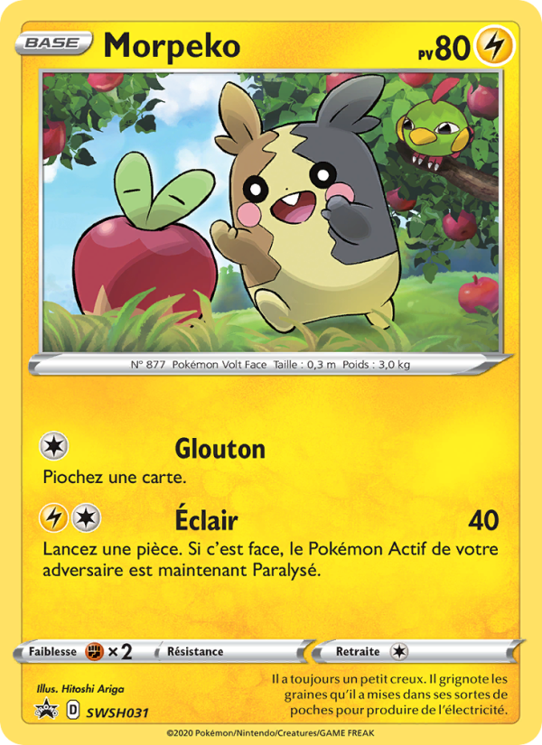 Morpeko SWSH031 — Sword & Shield Promos (French Pokémon TCG card)