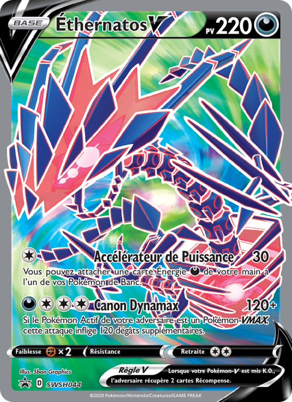 Éthernatos V SWSH044 — Sword & Shield Promos (French Pokémon TCG card)