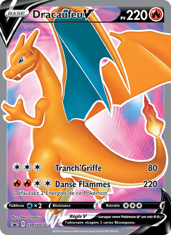 Dracaufeu V SWSH050 — Sword & Shield Promos (French Pokémon TCG card)