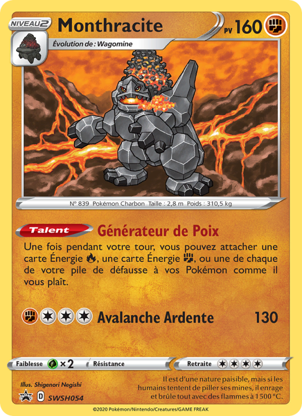 Monthracite SWSH054 — Sword & Shield Promos (French Pokémon TCG card)