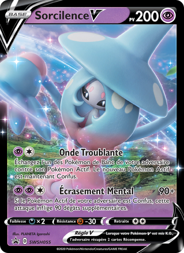 Sorcilence V SWSH055 — Sword & Shield Promos (French Pokémon TCG card)