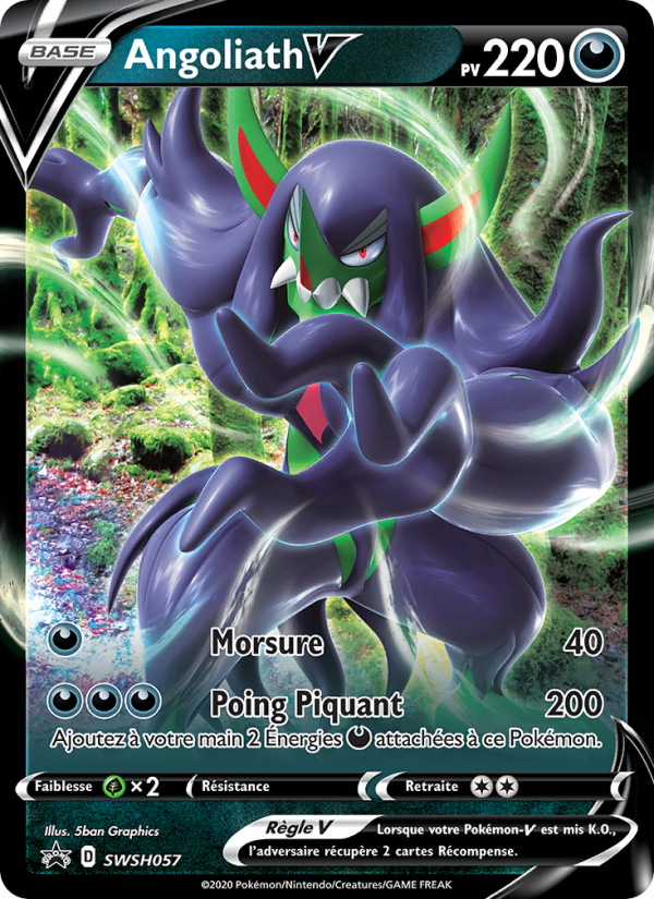Angoliath V SWSH057 — Sword & Shield Promos (French Pokémon TCG card)