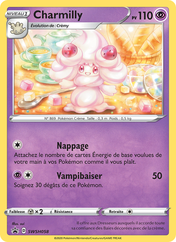 Charmilly SWSH058 — Sword & Shield Promos (French Pokémon TCG card)