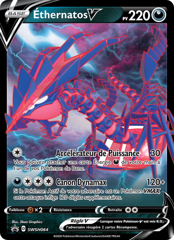 Éthernatos V SWSH064 — Sword & Shield Promos (French Pokémon TCG card)
