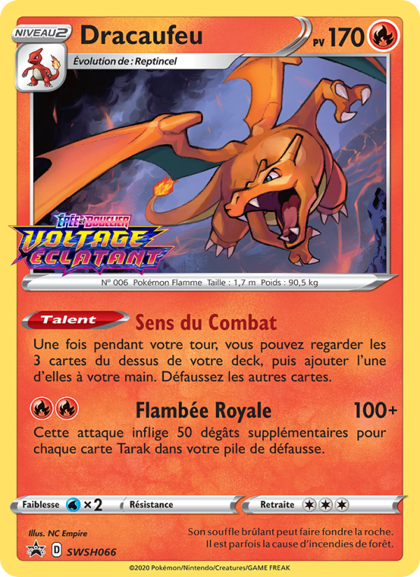Dracaufeu SWSH066 — Sword & Shield Promos (French Pokémon TCG card)