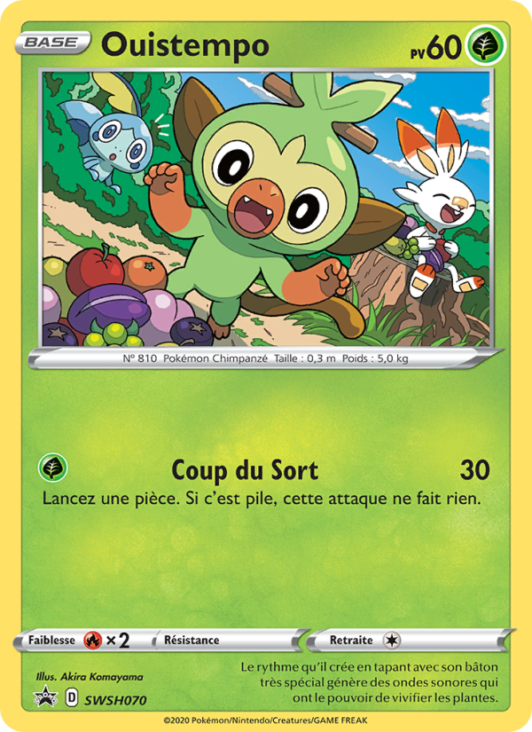 Ouistempo SWSH070 — Sword & Shield Promos (French Pokémon TCG card)