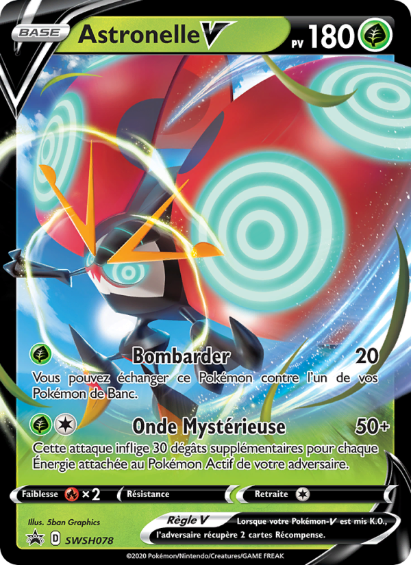 Astronelle V SWSH078 — Sword & Shield Promos (French Pokémon TCG card)
