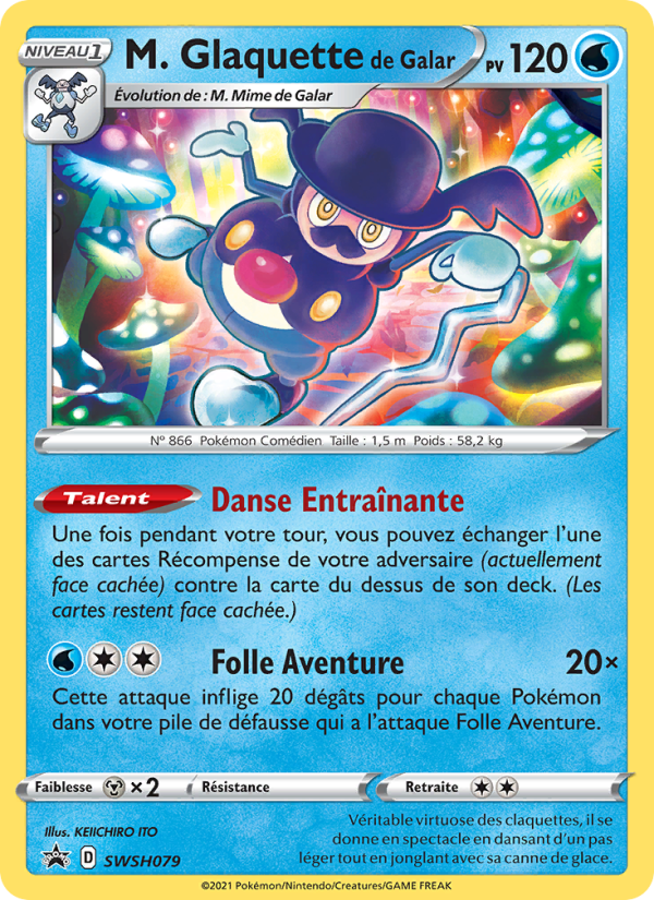 M. Glaquette de Galar SWSH079 — Sword & Shield Promos (French Pokémon TCG card)