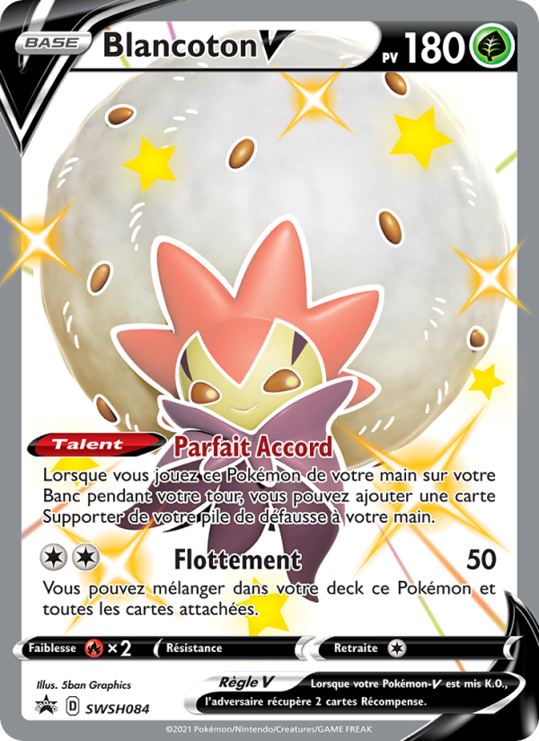 Blancoton V SWSH084 — Sword & Shield Promos (French Pokémon TCG card)