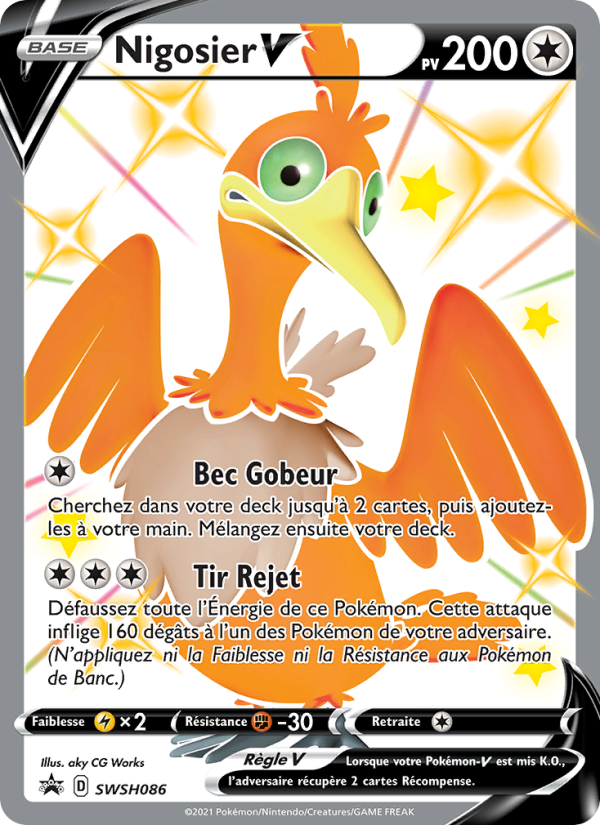 Nigosier V SWSH086 — Sword & Shield Promos (French Pokémon TCG card)