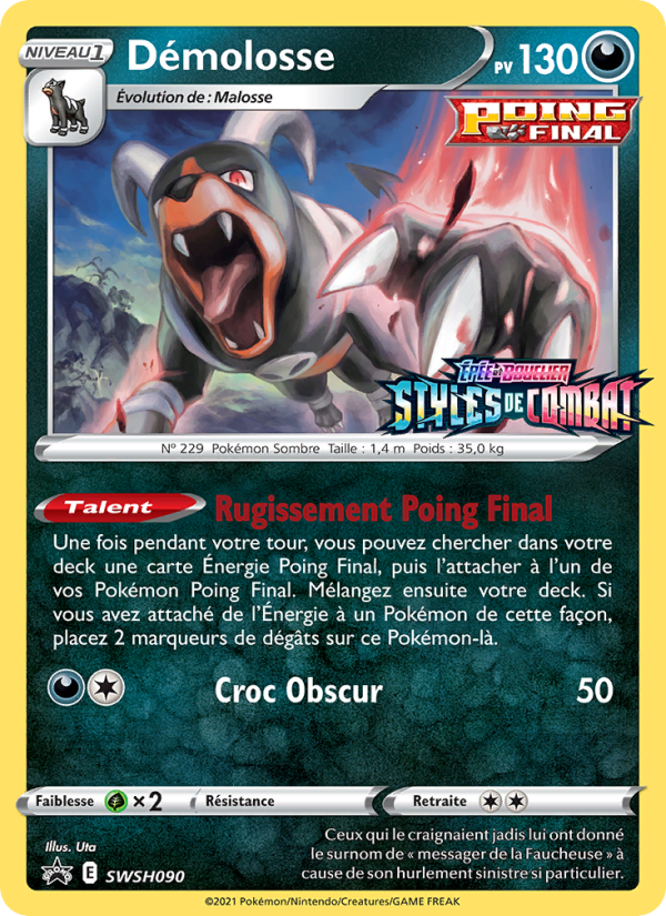 Démolosse SWSH090 — Sword & Shield Promos (French Pokémon TCG card)