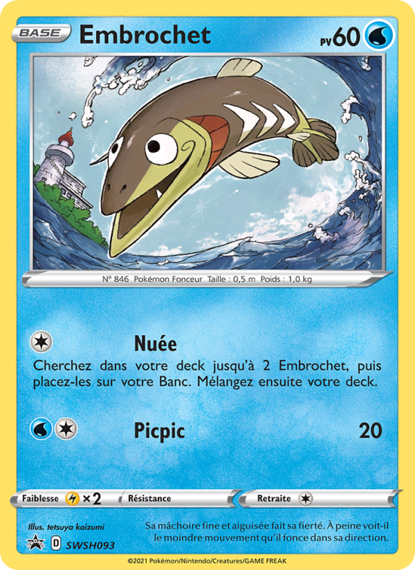 Embrochet SWSH093 — Sword & Shield Promos (French Pokémon TCG card)