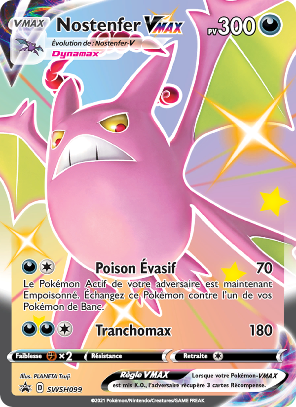 Nostenfer VMAX SWSH099 — Sword & Shield Promos (French Pokémon TCG card)