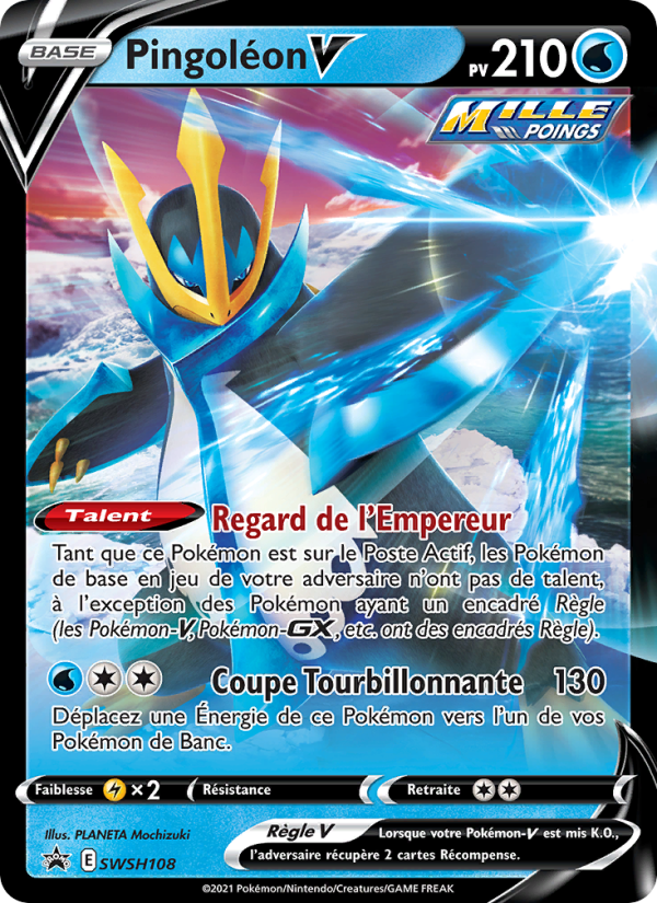 Pingoléon V SWSH108 — Sword & Shield Promos (French Pokémon TCG card)