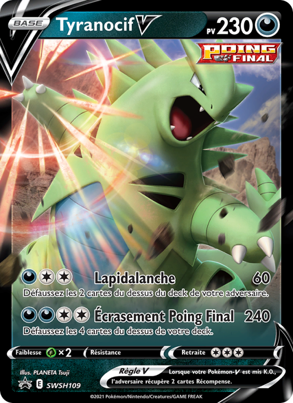 Tyranocif V SWSH109 — Sword & Shield Promos (French Pokémon TCG card)