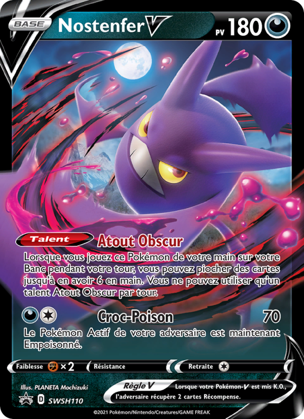 Nostenfer V SWSH110 — Sword & Shield Promos (French Pokémon TCG card)