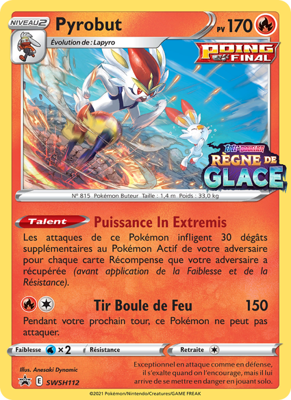 Pyrobut SWSH112 — Sword & Shield Promos (French Pokémon TCG card)