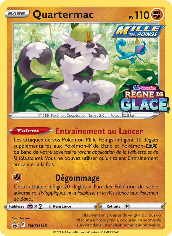 Quartermac SWSH115 — Sword & Shield Promos (French Pokémon TCG card)