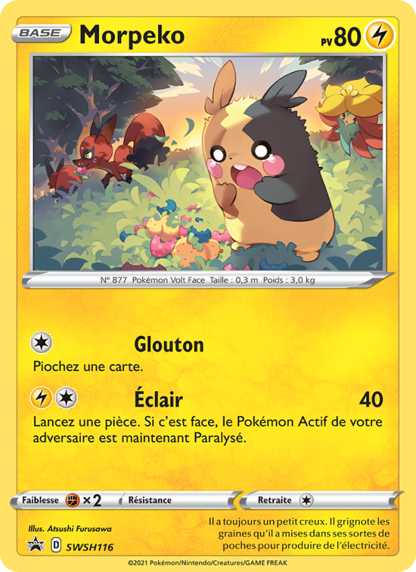 Morpeko SWSH116 — Sword & Shield Promos (French Pokémon TCG card)