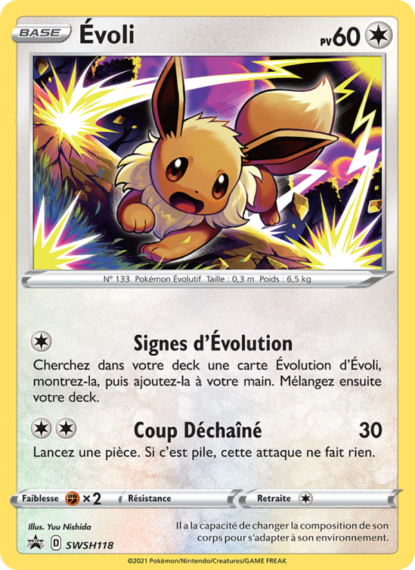 Évoli SWSH118 — Sword & Shield Promos (French Pokémon TCG card)