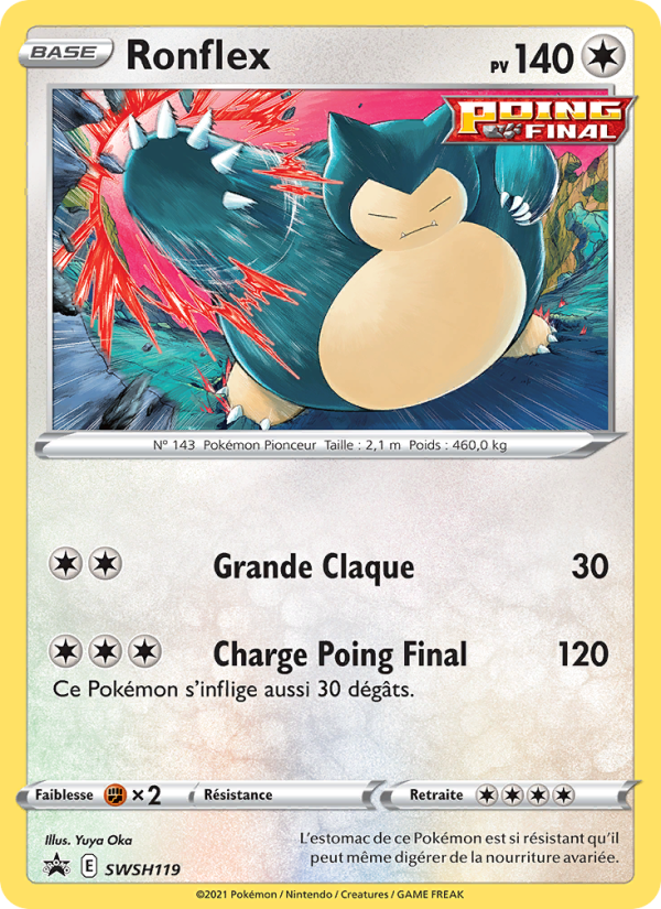 Ronflex SWSH119 — Sword & Shield Promos (French Pokémon TCG card)
